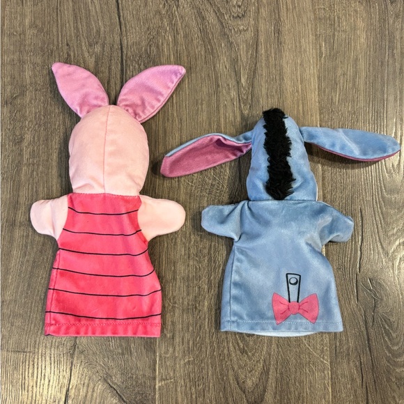 Disney Winnie the Pooh Piglet and Eeyore Melissa & Doug Plush Hand Puppet - Picture 2 of 8